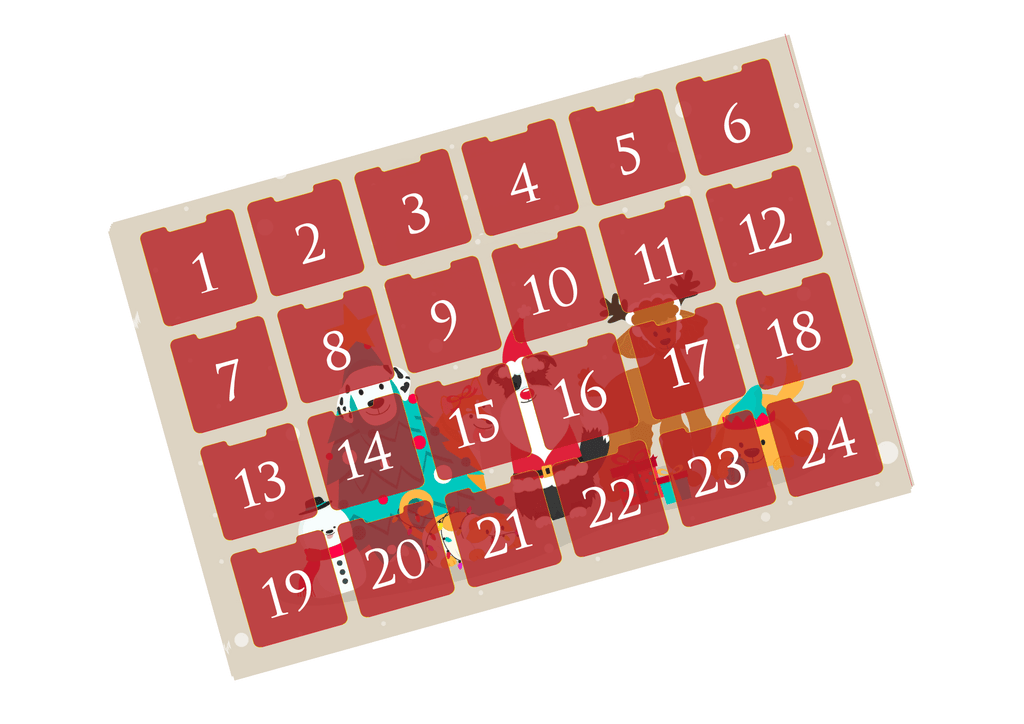 Empty/Fillable Animal Advent Calendar Empty/Fillable Animal Advent Calendar