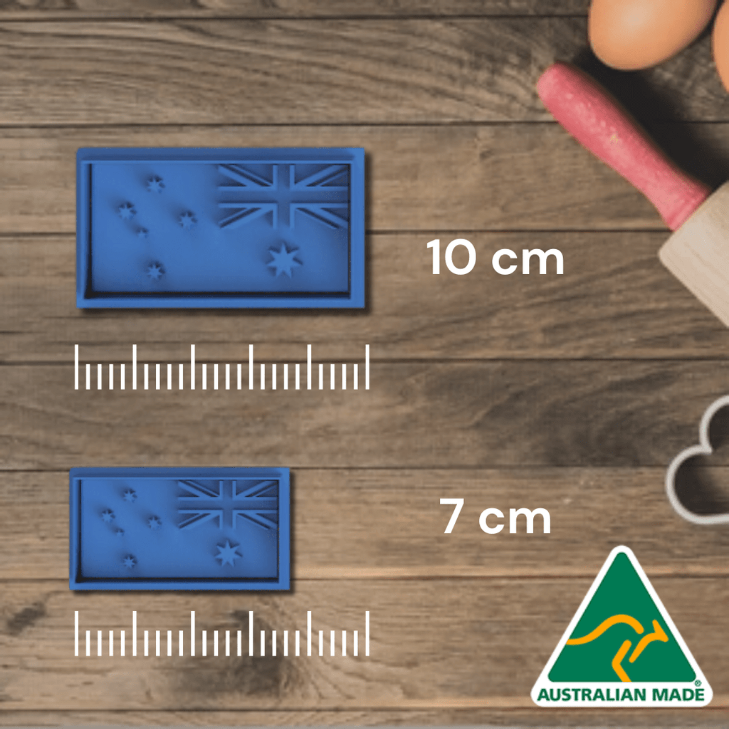 Australian Cookie Cutters Cookie Cutters Australia Day- Australian Flag Cookie Cutter And Embosser Stamp