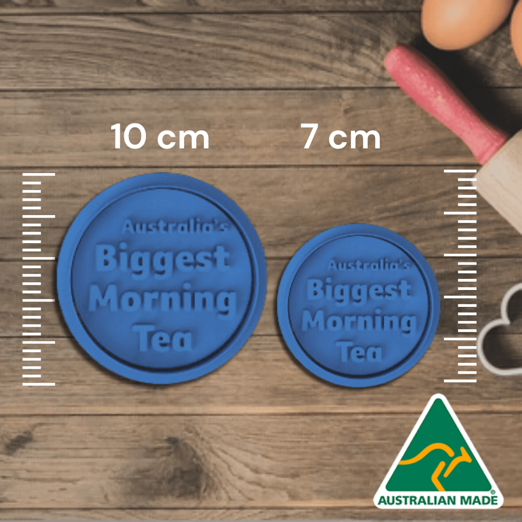 Australian Cookie Cutters Cookie Cutters Australia's Biggest Morning Tea Cookie Cutter and Embosser Stamp