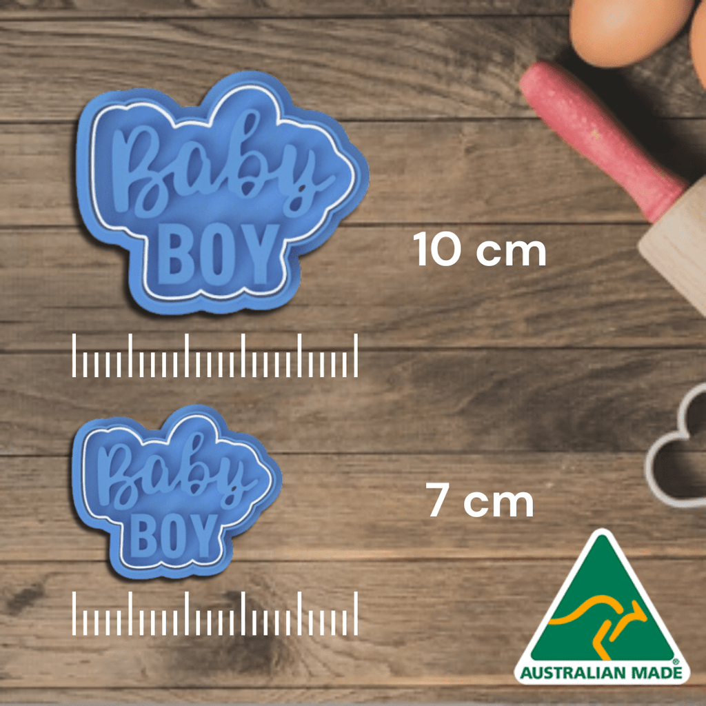 Australian Cookie Cutters Cookie Cutters Baby Boy Cookie Cutter And Embosser