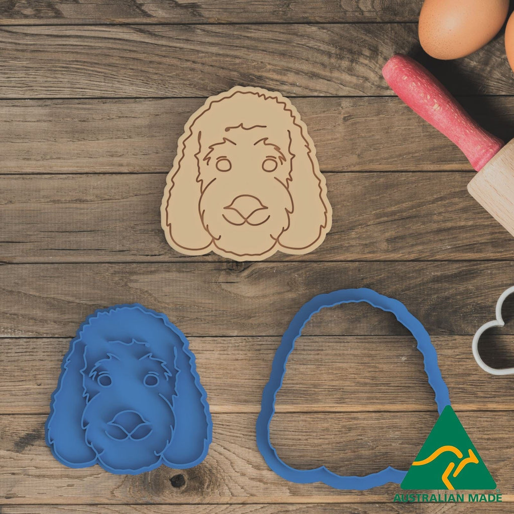 Australian Cookie Cutters Cookie Cutters Cavoodle Cookie Cutter And Embosser Stamp