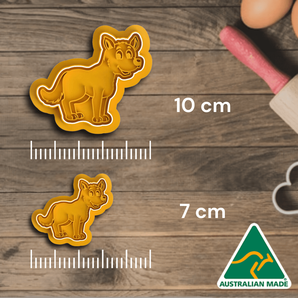 Australian Cookie Cutters Cookie Cutters Dingo Cookie Cutter And Embosser Stamp