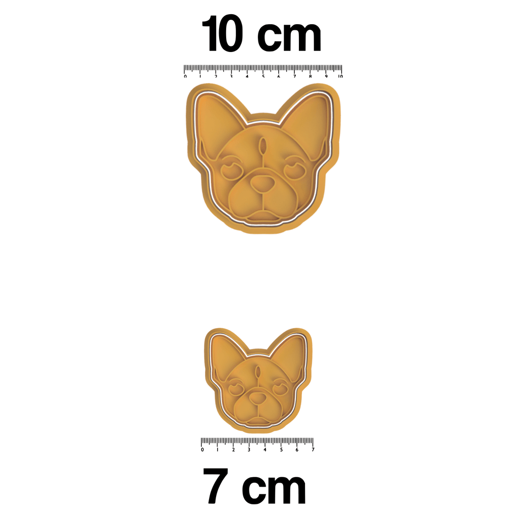 Australian Cookie Cutters Cookie Cutters French Bulldog Cookie Cutter and Embosser Stamp