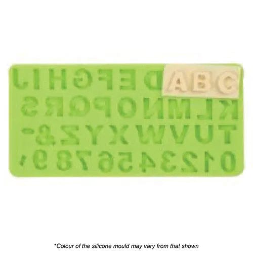 Australian Cookie Cutters Silicone Mould Alphabet & Numbers Set Silicone Mould