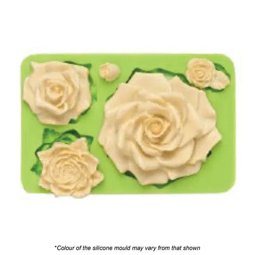 Australian Cookie Cutters Silicone Mould Assorted Rose Silicone Mould