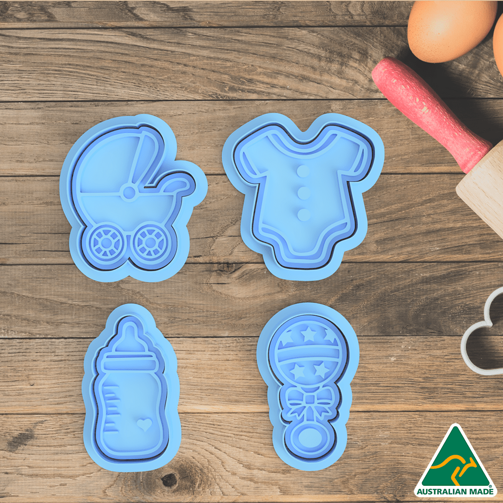 Australian Cookie Cutters Cookie Cutters All 4 Baby Shower Set