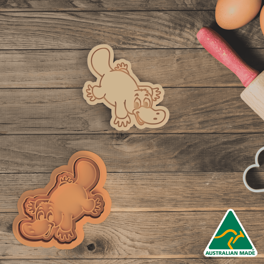 Australian Cookie Cutters Cookie Cutters Animal V1 Cookie Cutter And Embosser Stamp