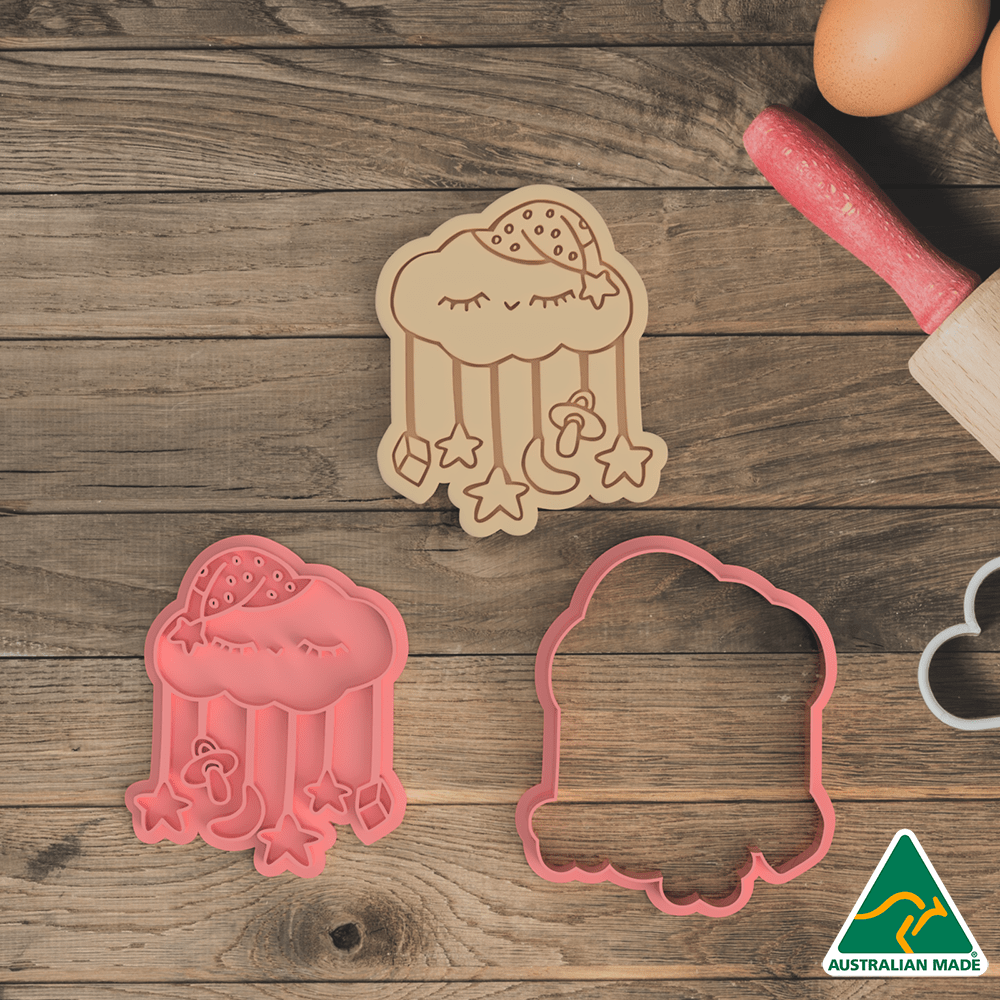 Australian Cookie Cutters Cookie Cutters Baby Dream Cloud - Cookie Cutter and Embosser Stamp