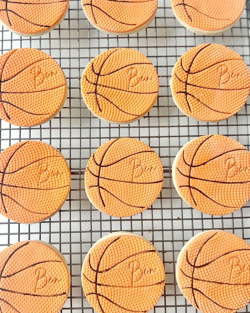 Australian Cookie Cutters Cookie Cutters Basketball Cookie Cutter and Embosser Stamp