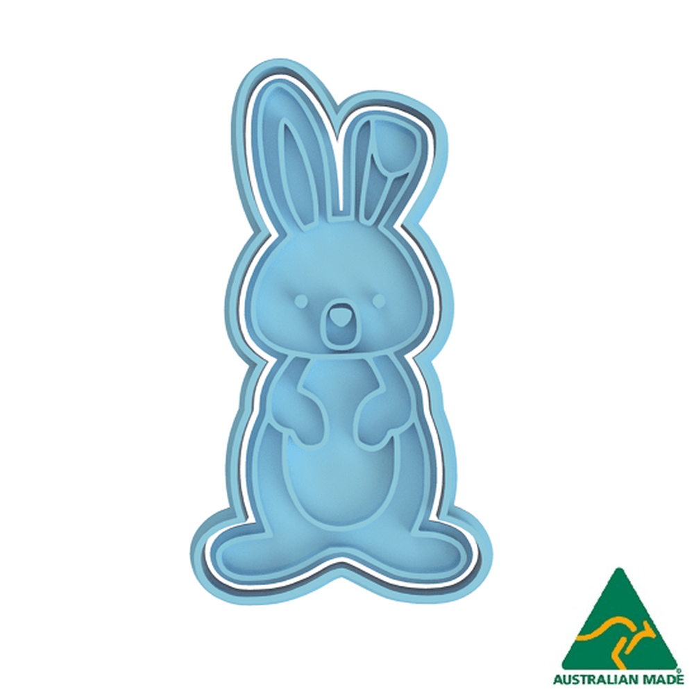 Australian Cookie Cutters Cookie Cutters Bunny Cookie Cutter And Embosser Stamp