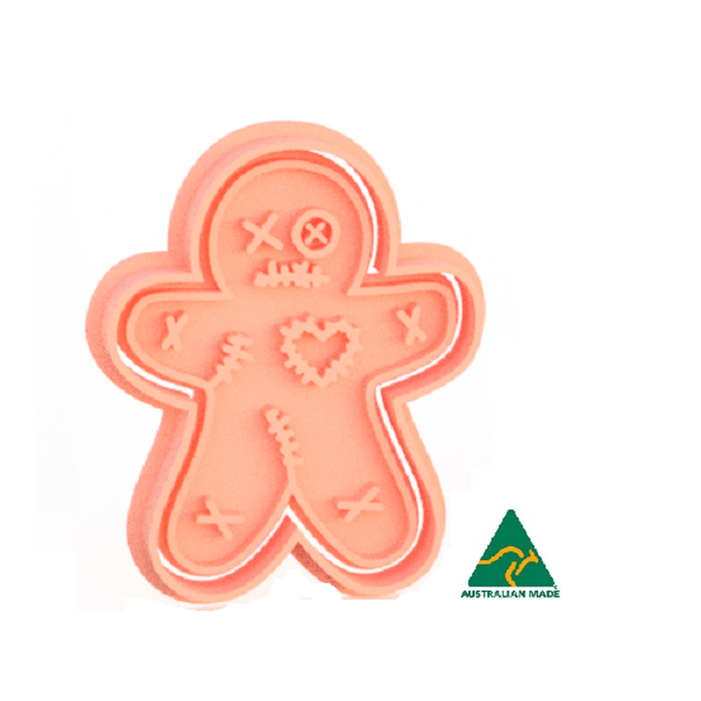 Australian Cookie Cutters Cookie Cutters Halloween Undead Gingerbread Man Cookie Cutter And Embosser Stamp