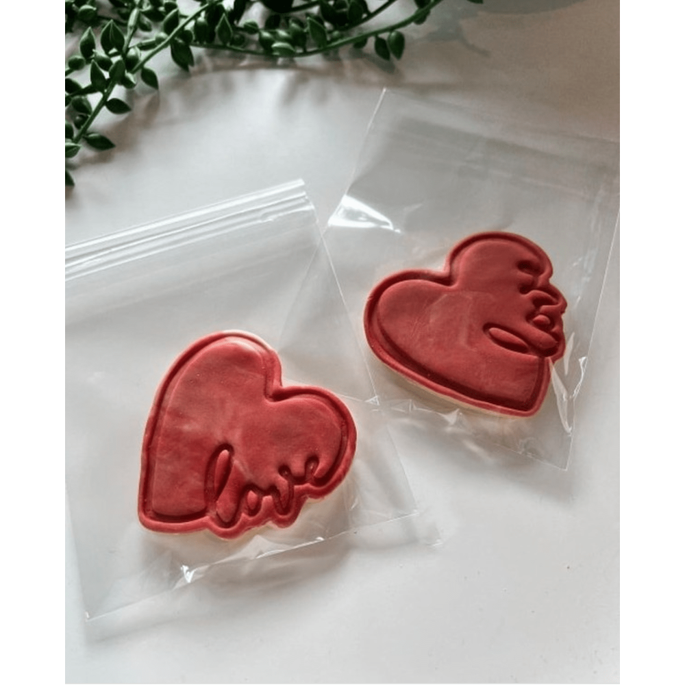Australian Cookie Cutters Cookie Cutters Love Heart Cookie Cutter/Fondant Embosser Stamp