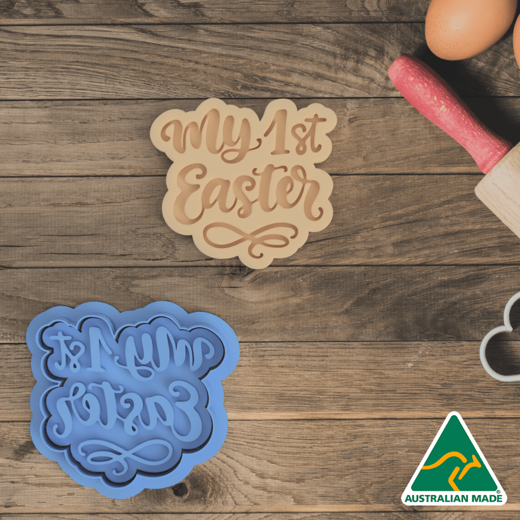 Australian Cookie Cutters Cookie Cutters My 1st Easter Cookie Cutter And Embosser Stamp