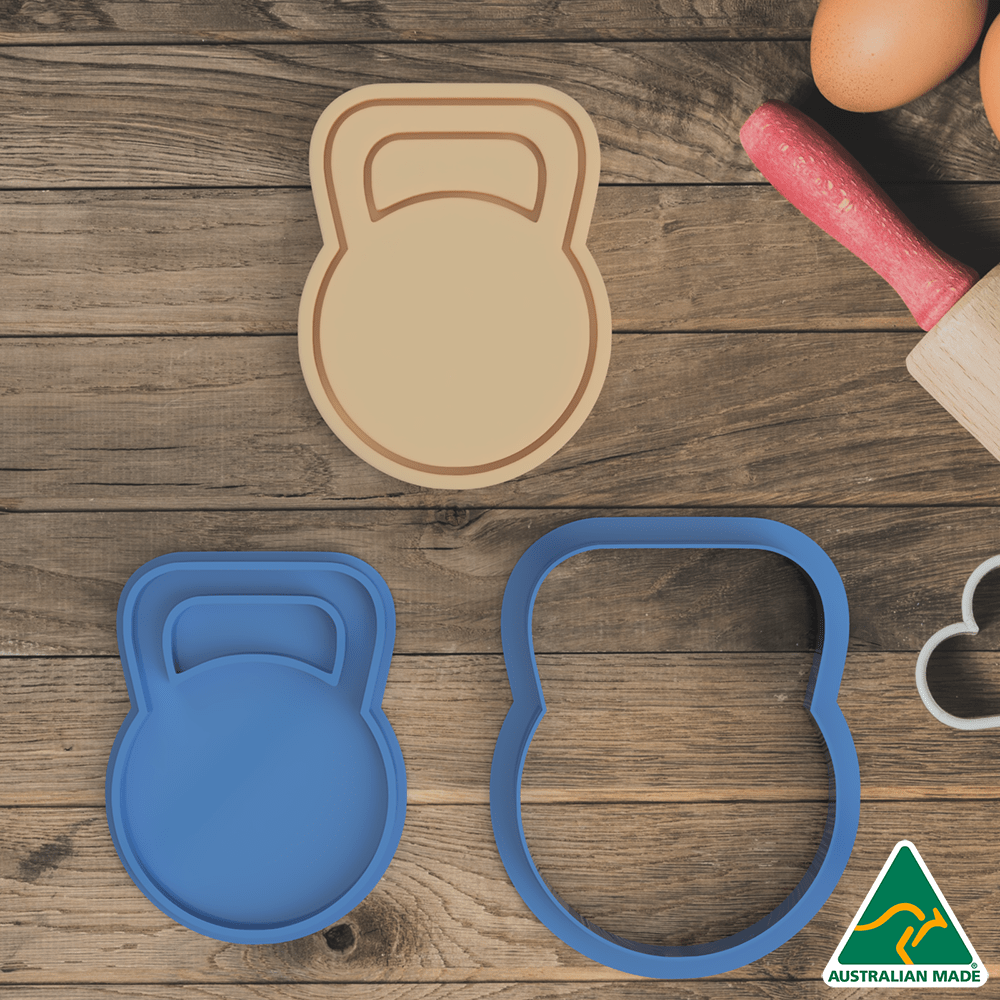 Australian Cookie Cutters Cookie Cutters Weight Cookie Cutter and Embosser Stamp