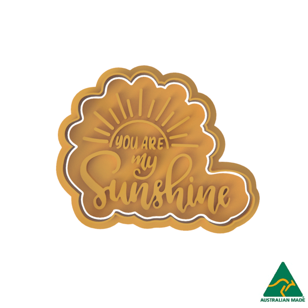 Australian Cookie Cutters Cookie Cutters You Are My Sunshine Cookie Cutter and Embosser Stamp